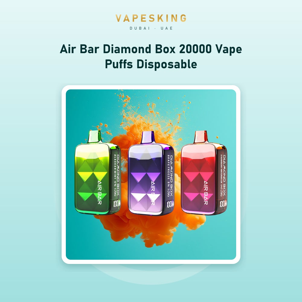 Air Bar Diamond Box 20000 Puffs Disposable Vape — disposable vape in stock at Vapes King Dubai, Dubai