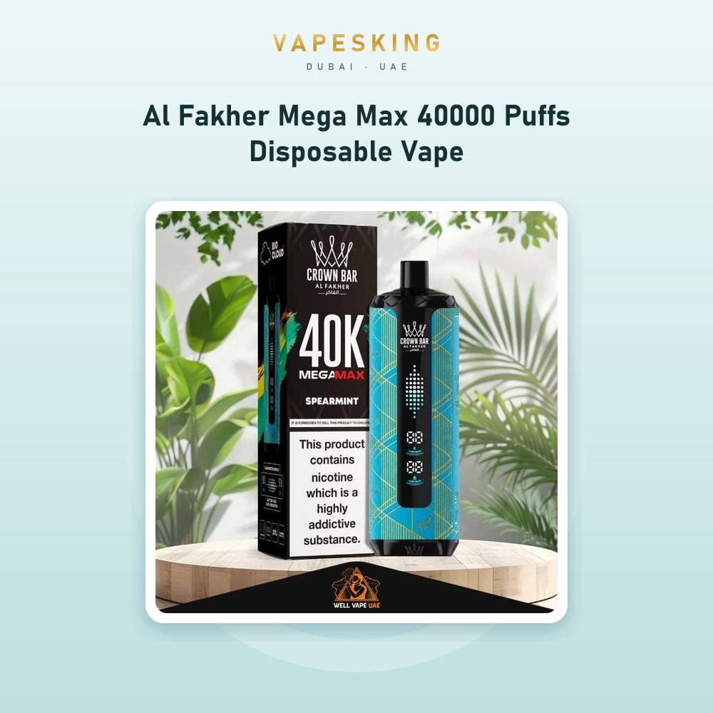 Al Fakher Mega Max 40000 Puffs Disposable Vape — disposable vape in stock at Vapes King Dubai, Dubai