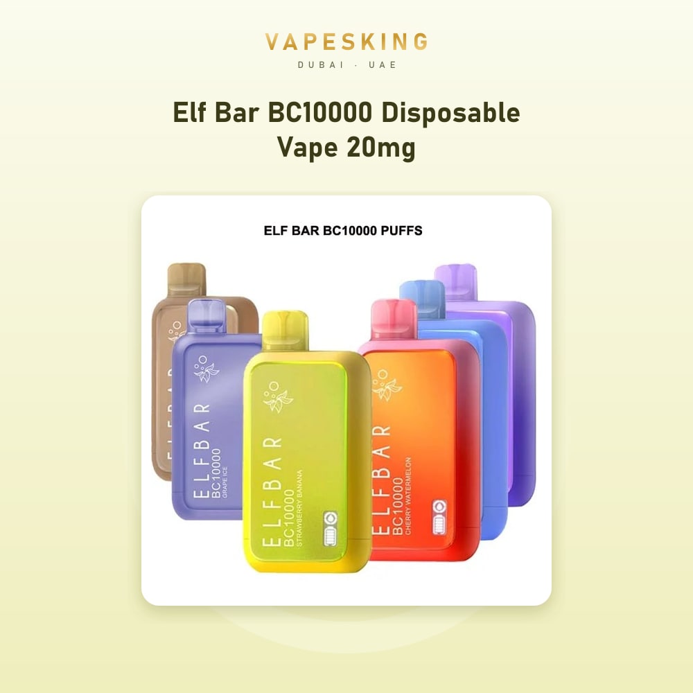 Elf Bar BC10000 Disposable Vape 20mg — disposable vape in stock at Vapes King Dubai, Dubai