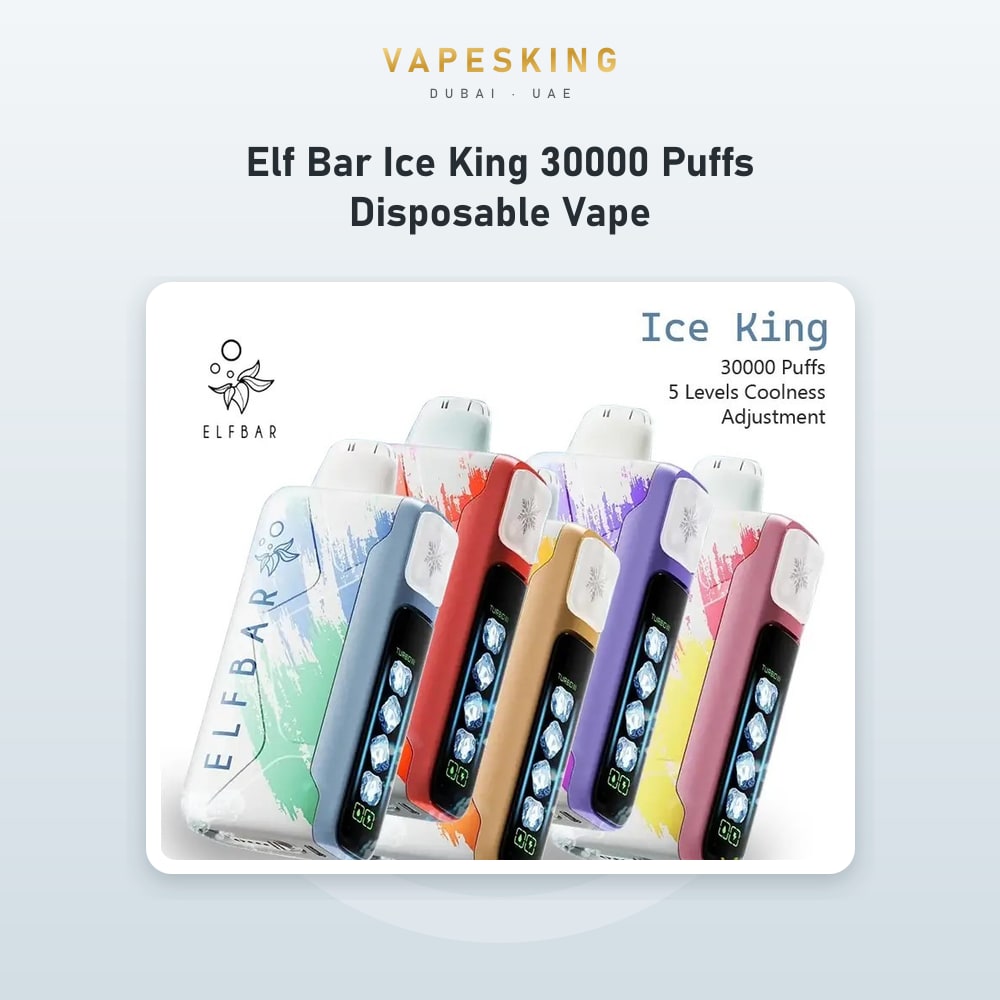 Elf Bar Ice King 30000 Puffs Disposable Vape — disposable vape in stock at Vapes King Dubai, Dubai