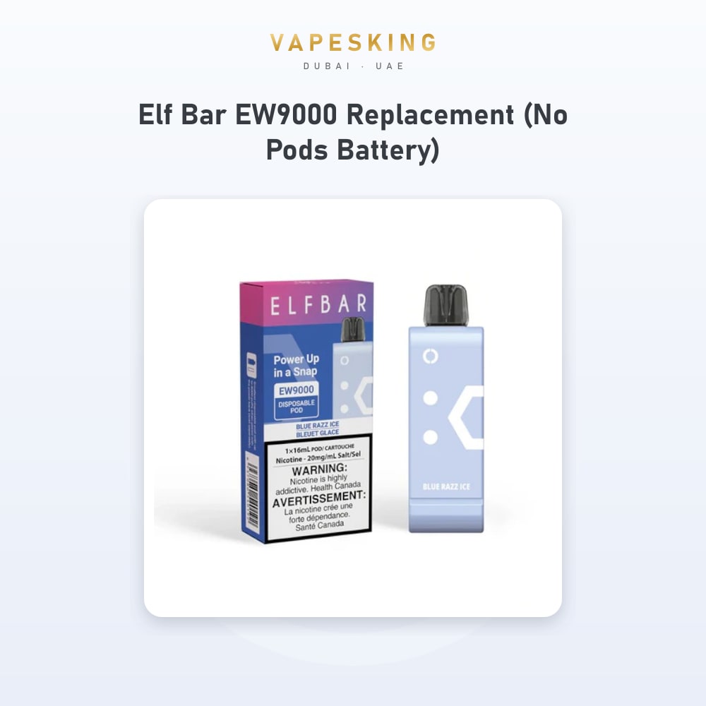 Elf Bar EW9000 Replacement Pods (No Battery) — pods & refill in stock at Vapes King Dubai, Dubai