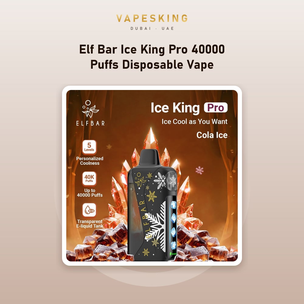 Elf Bar Ice King Pro 40000 Puffs Disposable Vape — disposable vape in stock at Vapes King Dubai, Dubai