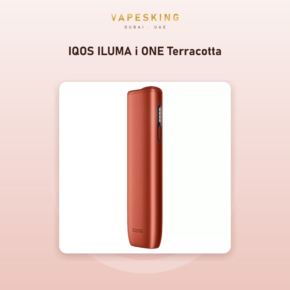 IQOS ILUMA i ONE Terracotta heated tobacco device kit — in stock at Vapes King Dubai