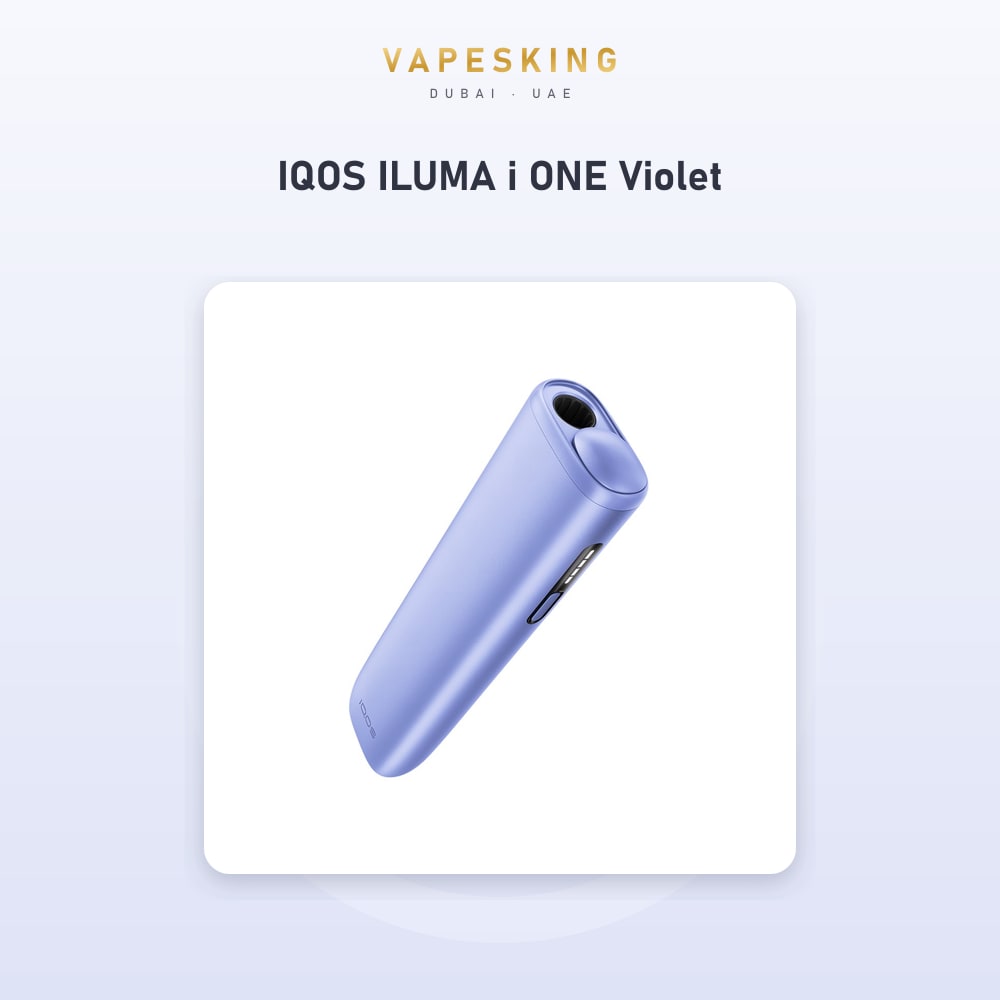 IQOS ILUMA i ONE Violet heated tobacco device kit — in stock at Vapes King Dubai