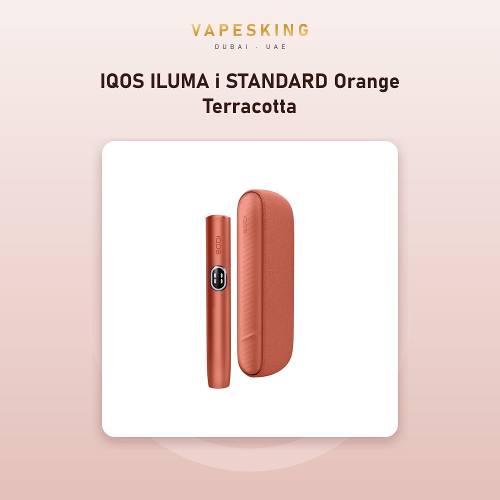 IQOS ILUMA i STANDARD Terracotta Orange heated tobacco device kit — in stock at Vapes King Dubai