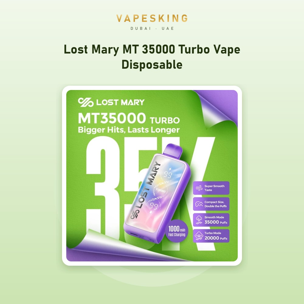 Lost Mary MT 35000 Turbo Disposable Vape — disposable vape in stock at Vapes King Dubai, Dubai