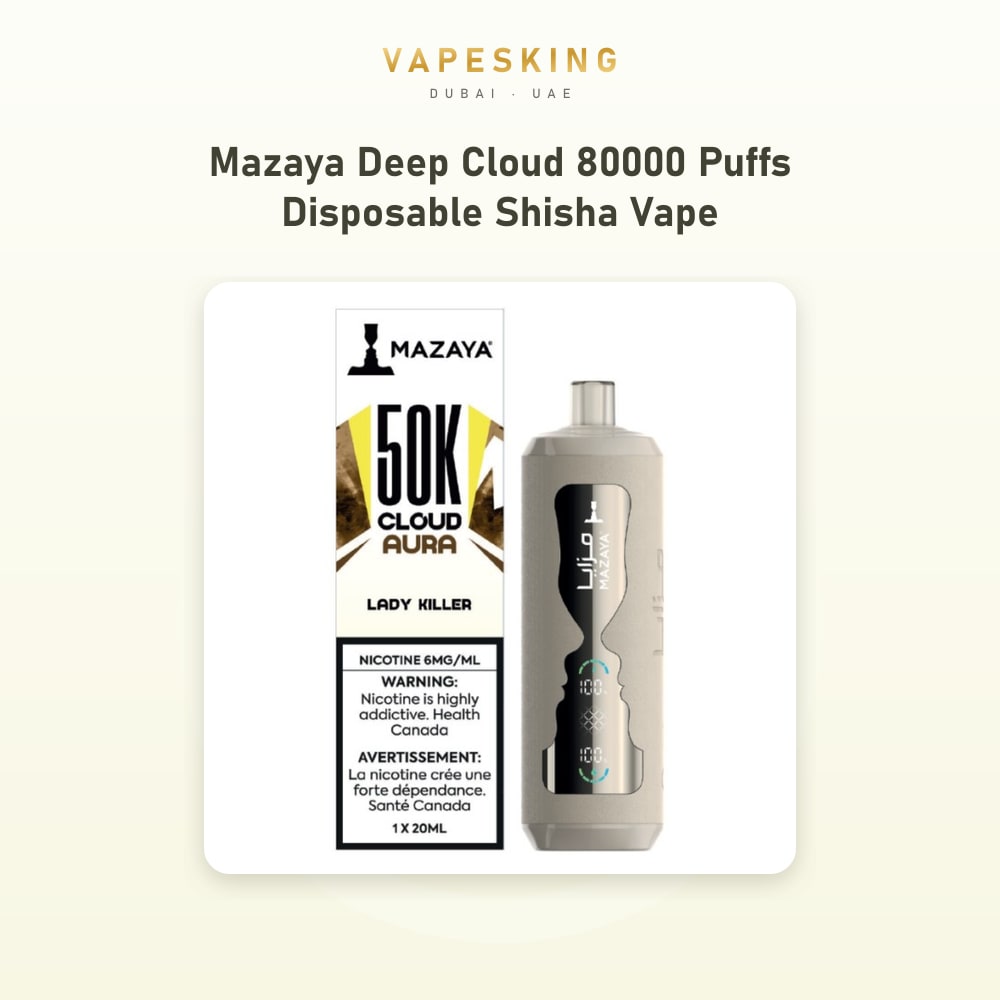 Mazaya Deep Cloud 80000 Puffs Disposable Shisha Vape — disposable vape in stock at Vapes King Dubai, Dubai