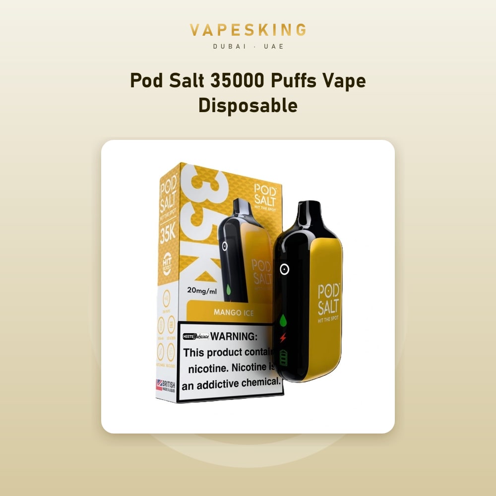 Pod Salt 35000 Puffs Disposable Vape — disposable vape in stock at Vapes King Dubai, Dubai