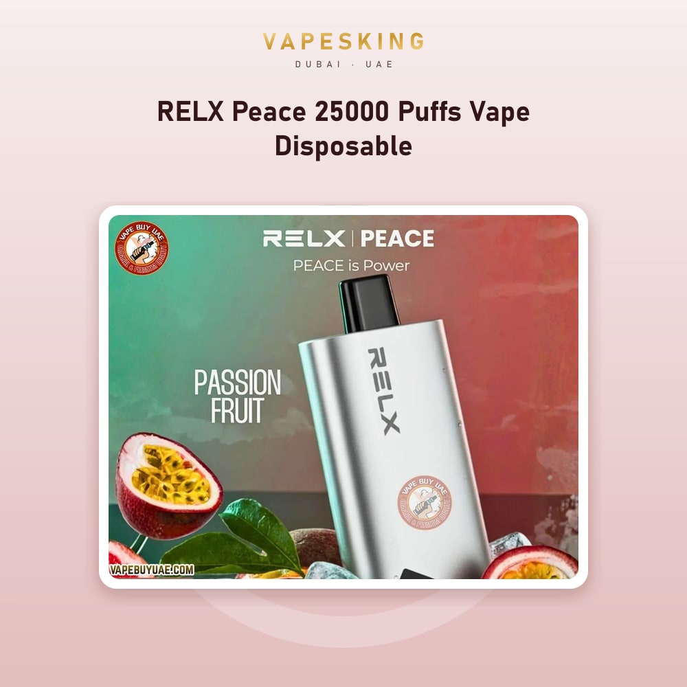 RELX Peace 25000 Puffs Disposable Vape — disposable vape in stock at Vapes King Dubai, Dubai