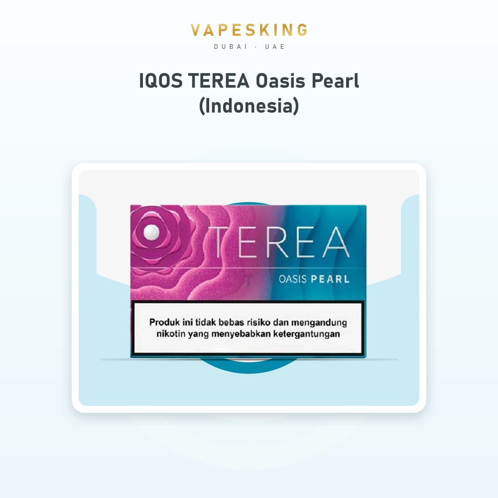 IQOS TEREA Oasis Pearl (Indonesia) pack of 20 heated tobacco sticks for IQOS ILUMA, Indonesia edition — in stock at Vapes King Dubai