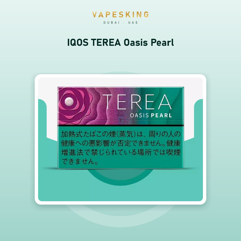 IQOS TEREA Oasis Pearl pack of 20 heated tobacco sticks for IQOS ILUMA — in stock at Vapes King Dubai