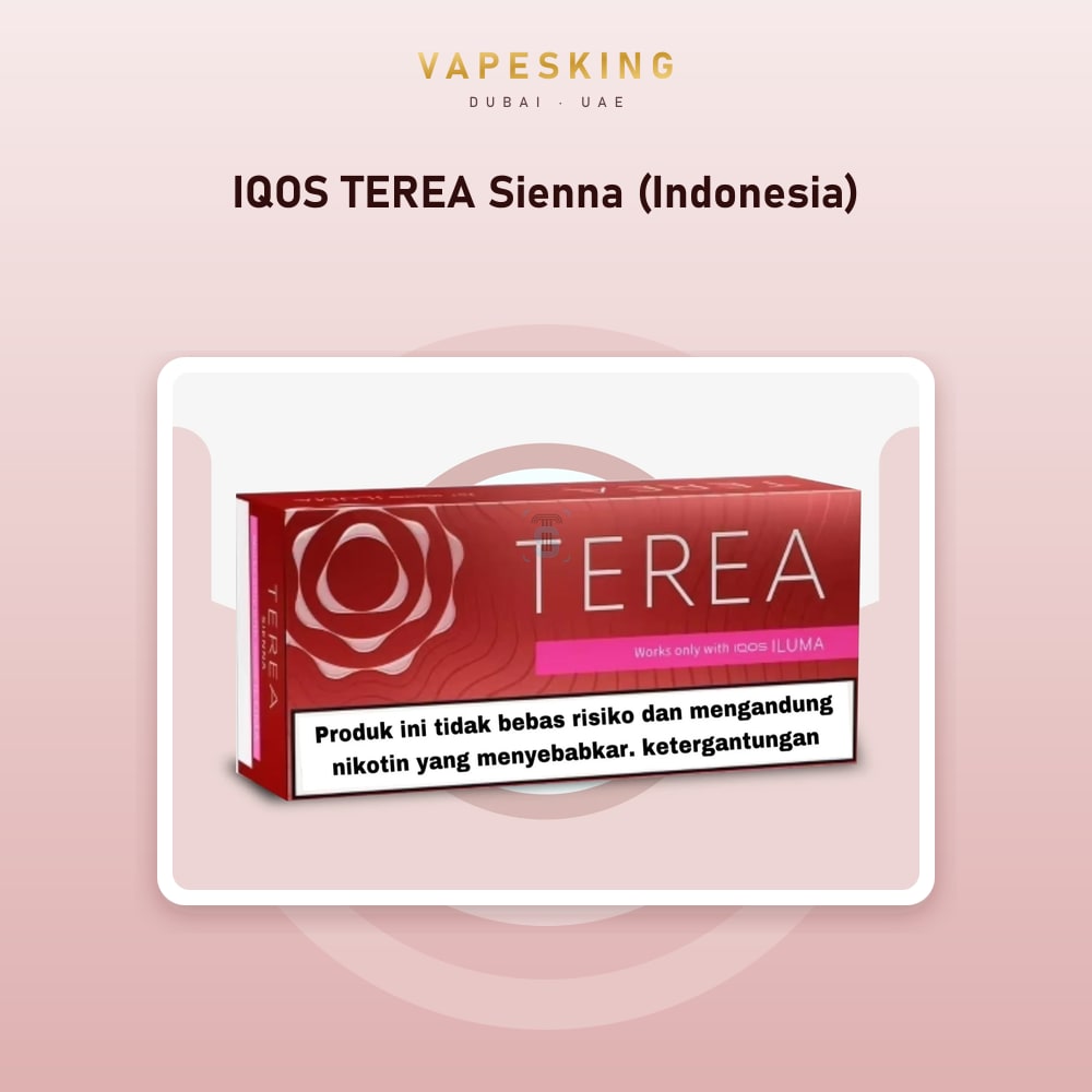 IQOS TEREA Sienna (Indonesia) pack of 20 heated tobacco sticks for IQOS ILUMA, Indonesia edition — in stock at Vapes King Dubai