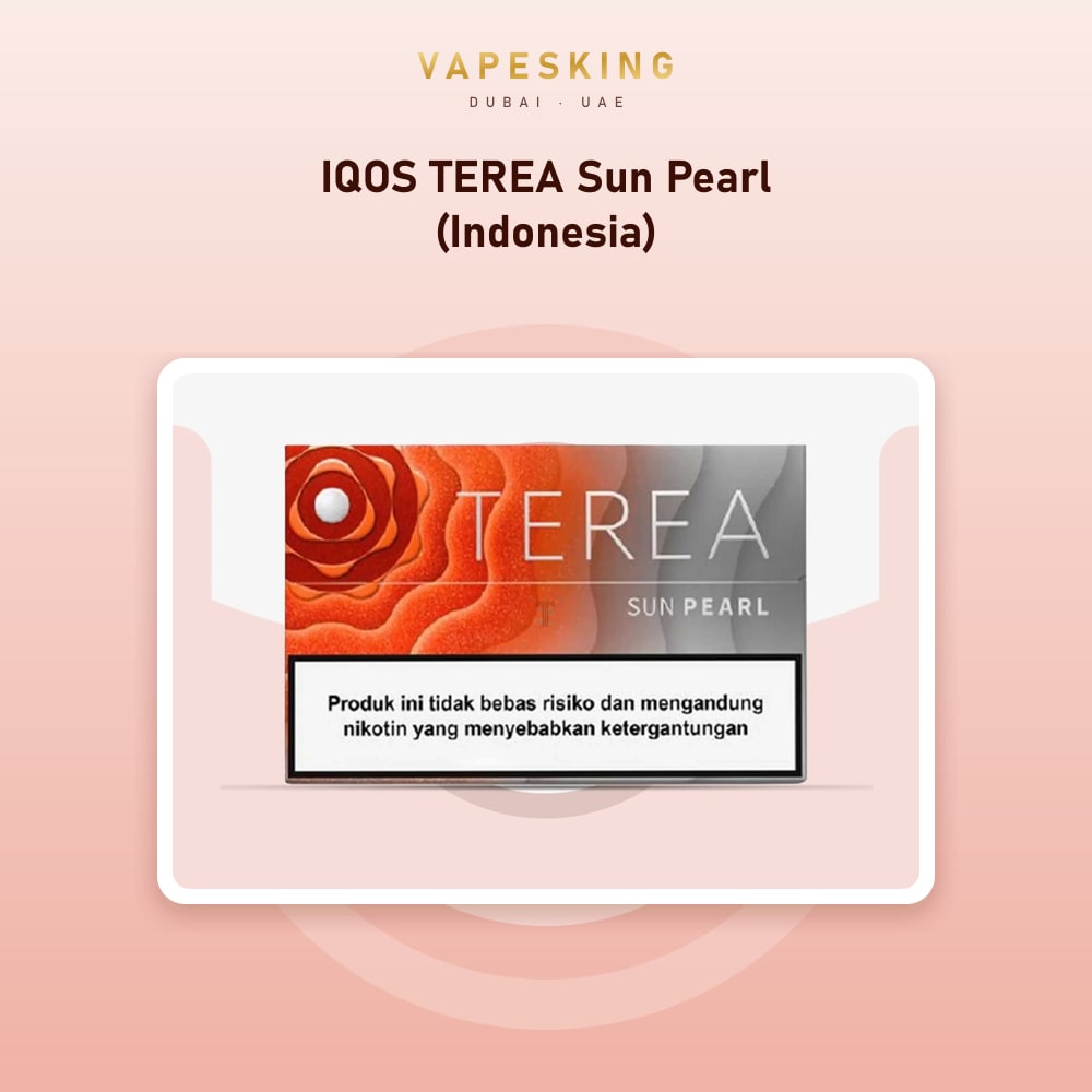 IQOS TEREA Sun Pearl (Indonesia) pack of 20 heated tobacco sticks for IQOS ILUMA, Indonesia edition — in stock at Vapes King Dubai