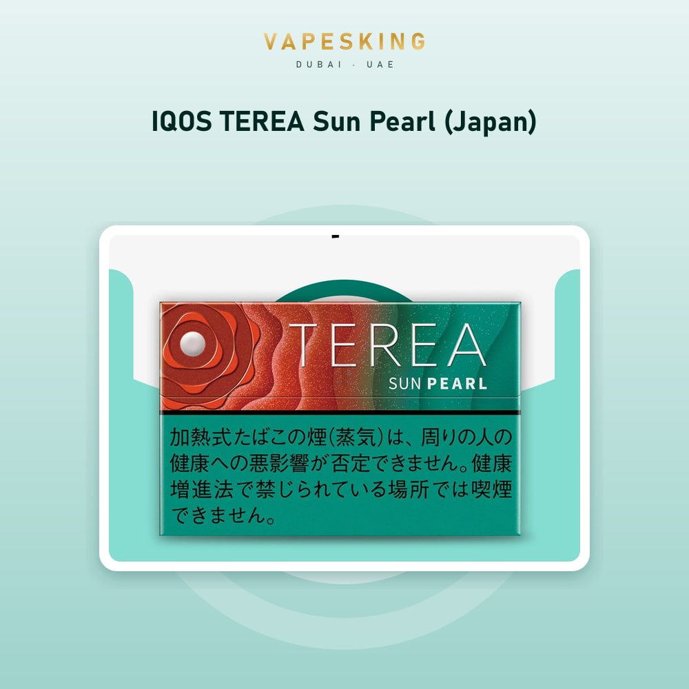 IQOS TEREA Sun Pearl (Japan) pack of 20 heated tobacco sticks for IQOS ILUMA, Japan edition — in stock at Vapes King Dubai