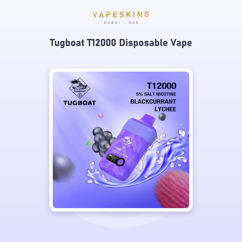 Tugboat T12000 Disposable Vape — disposable vape in stock at Vapes King Dubai, Dubai