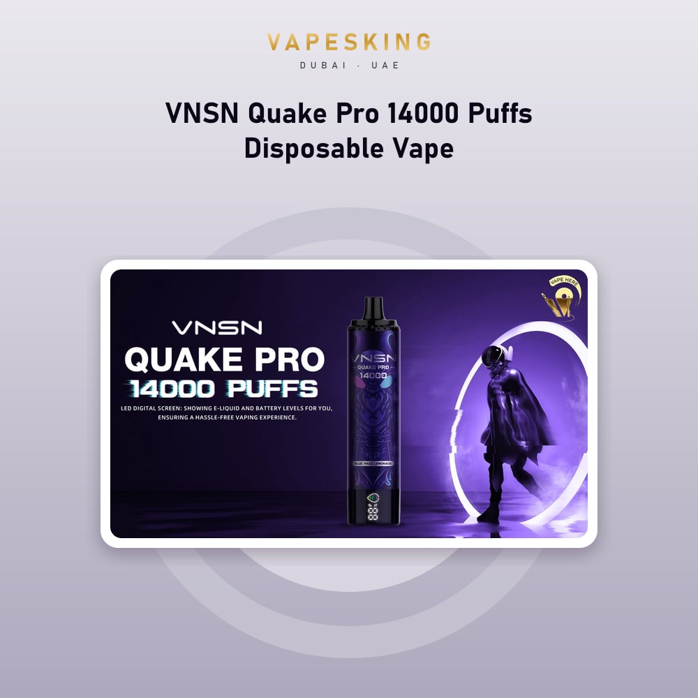 VNSN Quake Pro 14000 Puffs Disposable Vape — disposable vape in stock at Vapes King Dubai, Dubai
