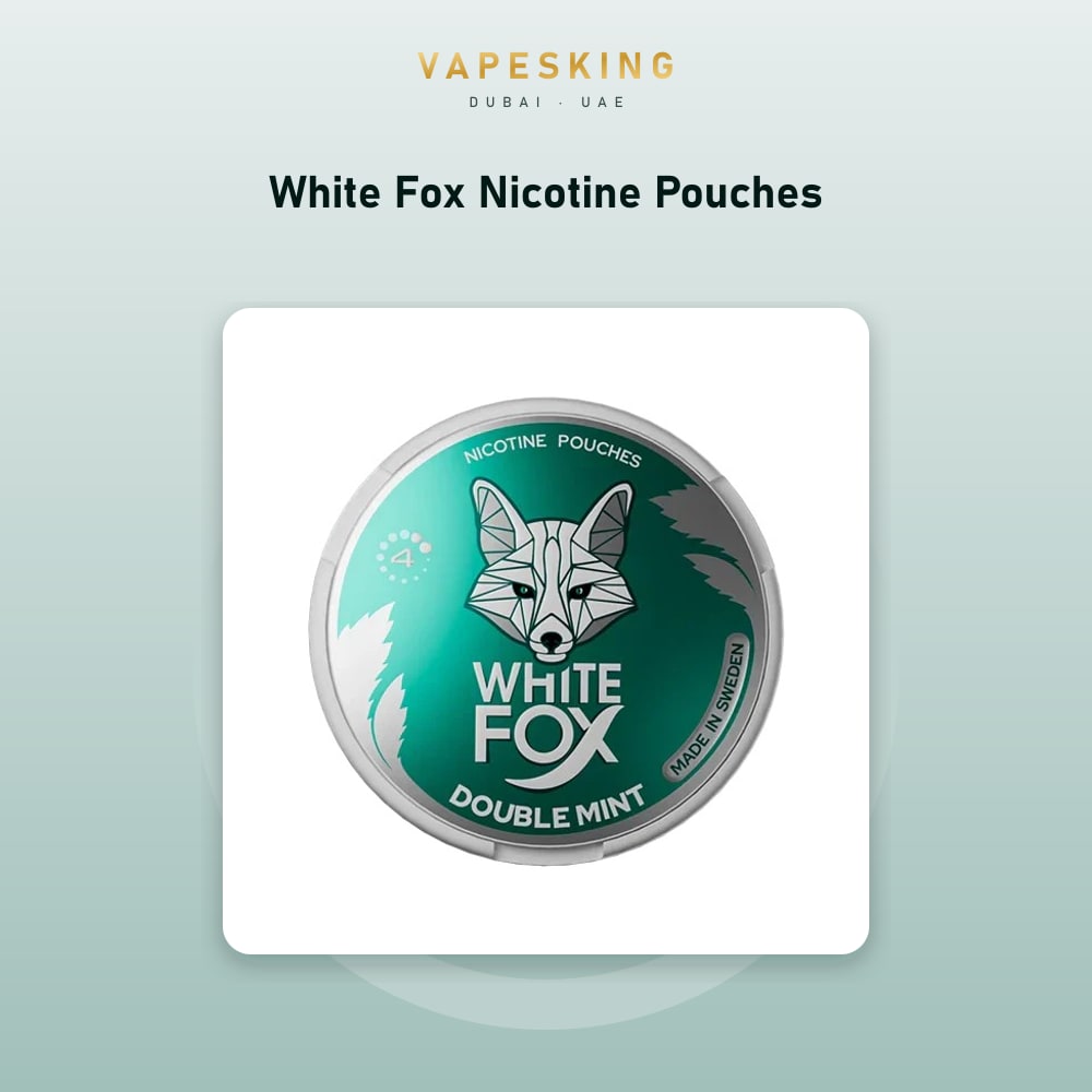 White Fox Nicotine Pouches — nicotine pouche in stock at Vapes King Dubai, Dubai