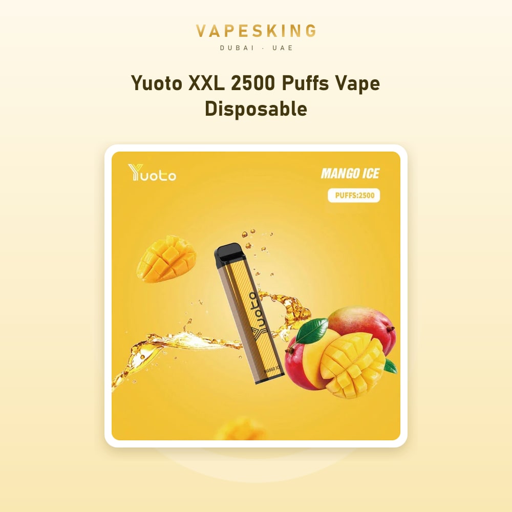 Yuoto XXL 2500 Puffs Disposable Vape — disposable vape in stock at Vapes King Dubai, Dubai